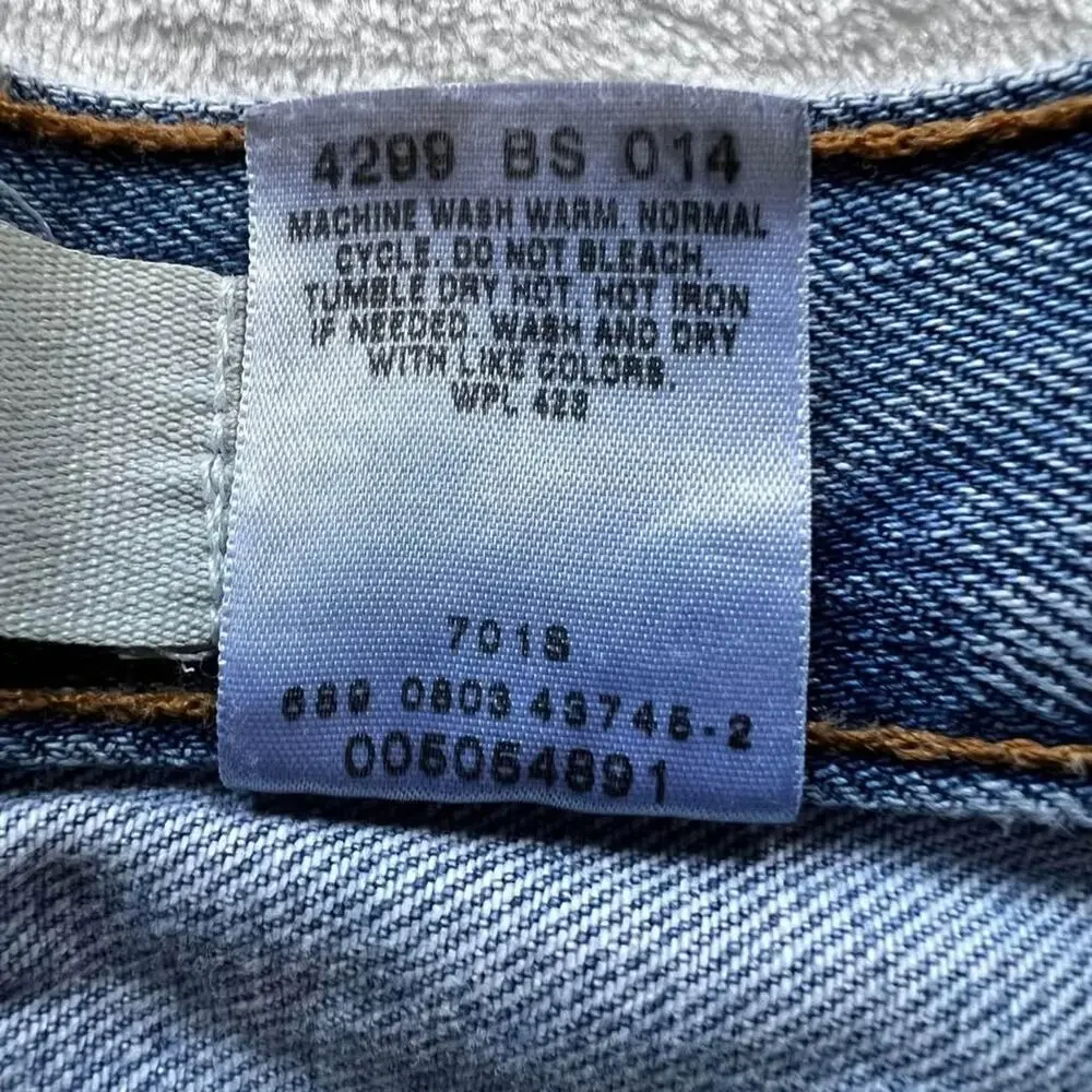 Levi’s 505 regular fit vintage blue jeans Men's size 34x28